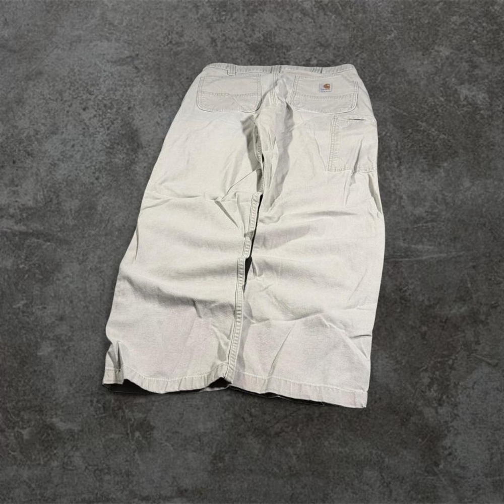 Vintage 2000 sort of baggy tan carharrt relaxed, fit cargo‎ work pants 34x30